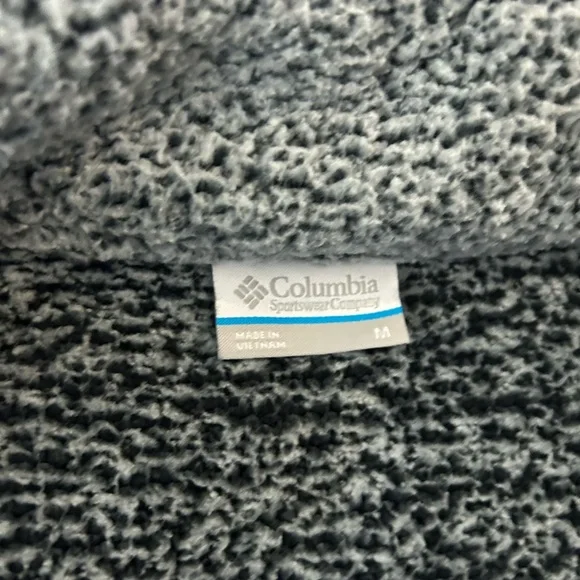 Columbia Sherpa Fleece Jacket Womens Medium Gray Full Zip Cozy Outdoor - Picture 2 of 7